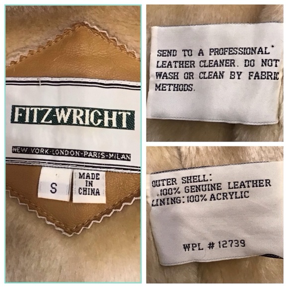 Vintage Fitz Wright Womens Leather Trench Coat Size S Hooded Maxi Penny Lane - Picture 13 of 16